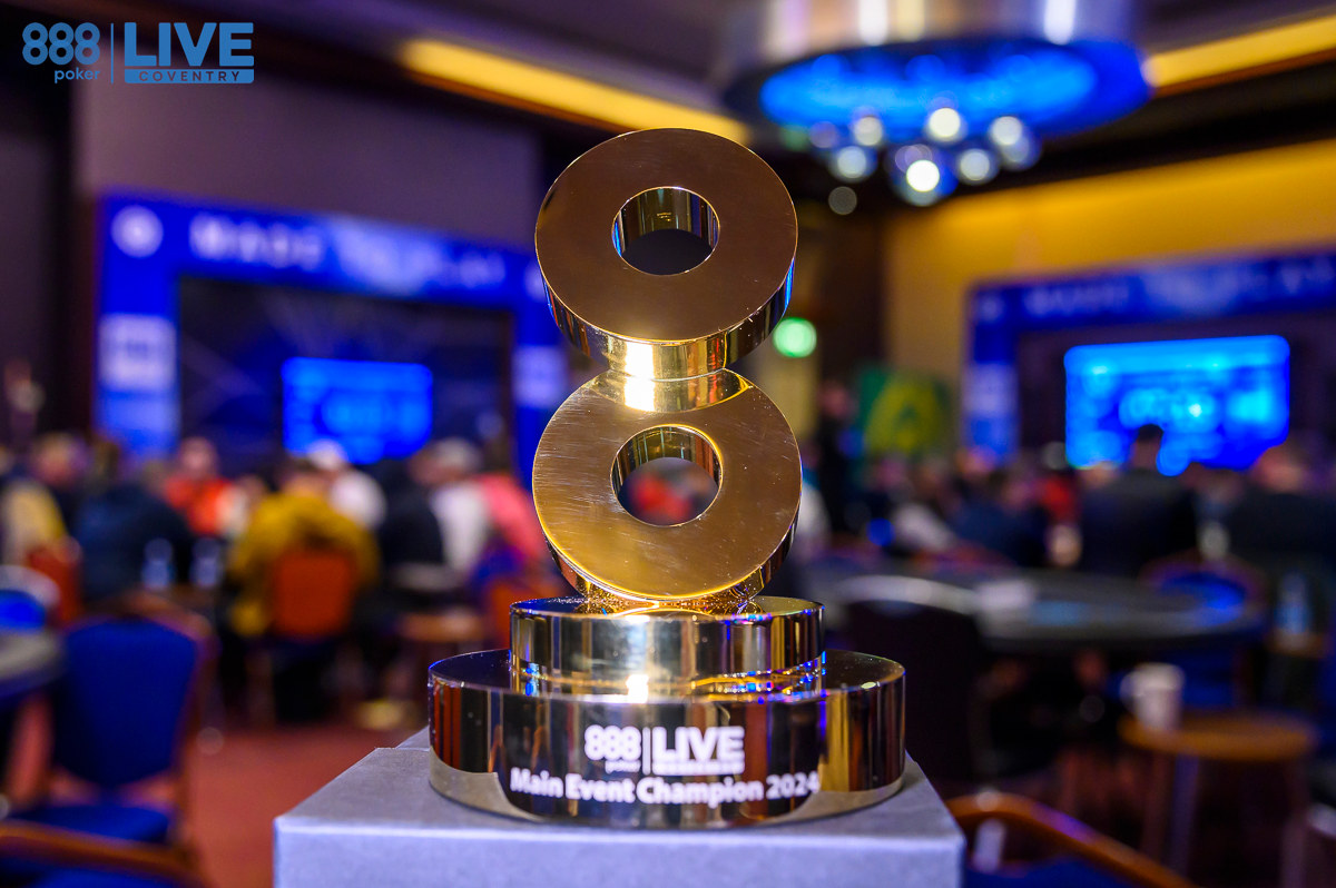 888poker LIVE Coventry Main Event - Trophy