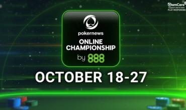 PokerNews Online Championship Returns to the 888 Poker Tables with 250K GTD Main Event!